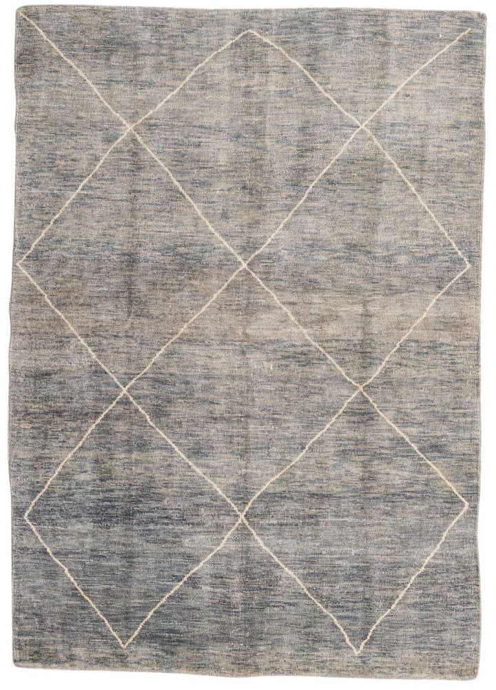 170cm x 240cm Handgeknüpft Marokkanisch Wolle Teppich