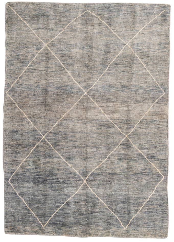 Detailansicht von 170cm x 240cm Handgeknüpft Marokkanisch Wolle Teppich