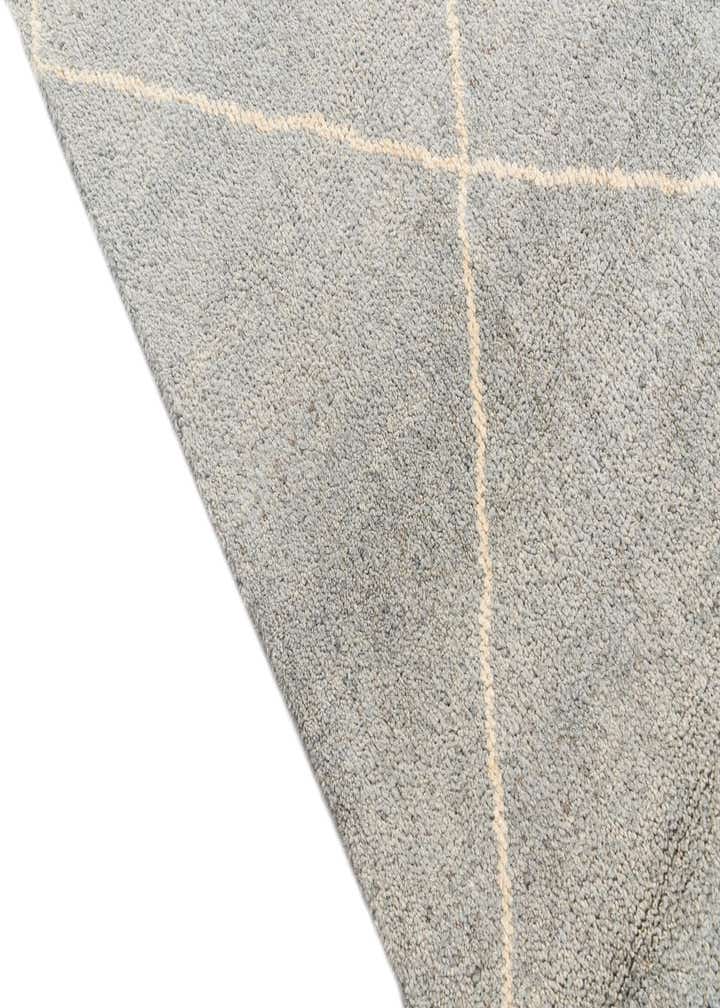 4' 6 x 6' 8 Hand Knotted Moroccan Wool Rug