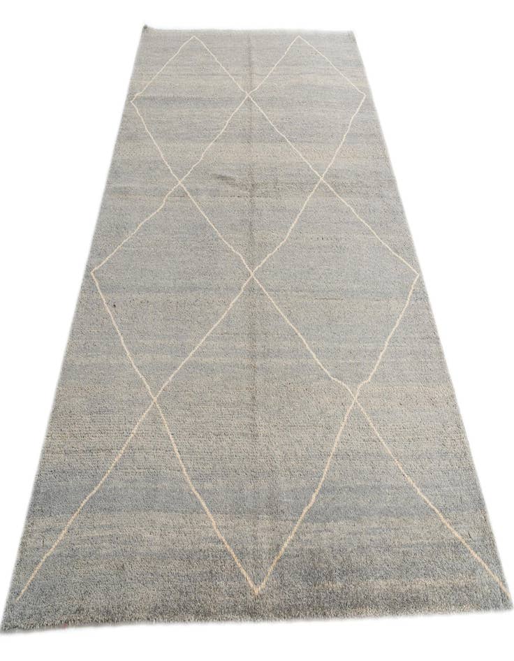 Detail image of 5' 7 x 8'  Hand Knotted Moroccan Wool Rug