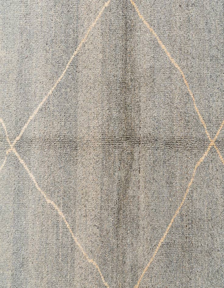 Detail image of 5' 7 x 8'  Hand Knotted Moroccan Wool Rug