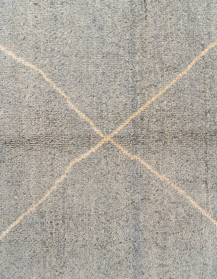 Detail image of 5' 7 x 8'  Hand Knotted Moroccan Wool Rug