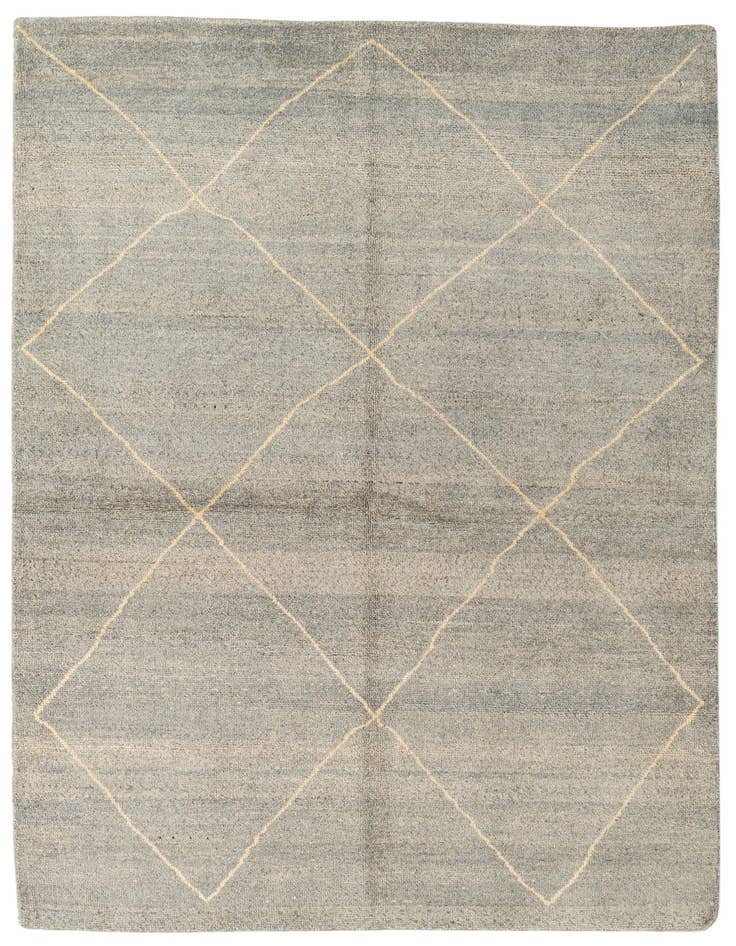 Detail image of 5' 7 x 8' Hand Knotted Moroccan Wool Rug