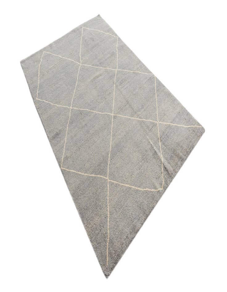 Detail image of 4' 5 x 6' 8  Hand Knotted Moroccan Wool Rug