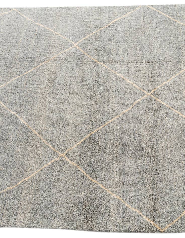 Detail image of 4' 5 x 6' 8  Hand Knotted Moroccan Wool Rug