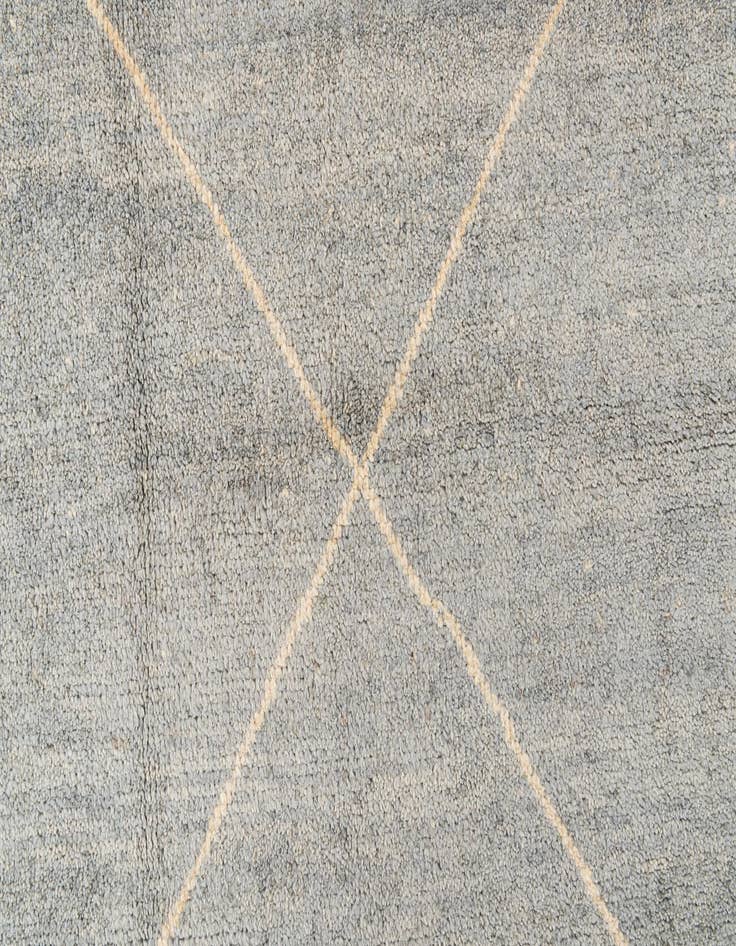 Detail image of 4' 5 x 6' 8  Hand Knotted Moroccan Wool Rug