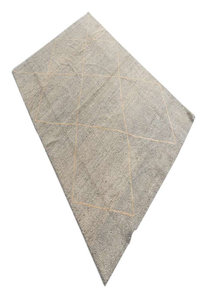4' 7 x 6' 9 Hand Knotted Moroccan Wool Rug