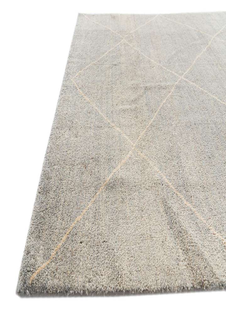 4' 7 x 6' 9 Hand Knotted Moroccan Wool Rug
