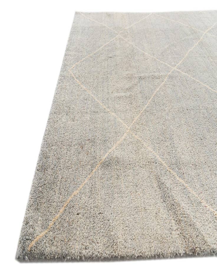 Detail image of 4' 7 x 6' 9 Hand Knotted Moroccan Wool Rug