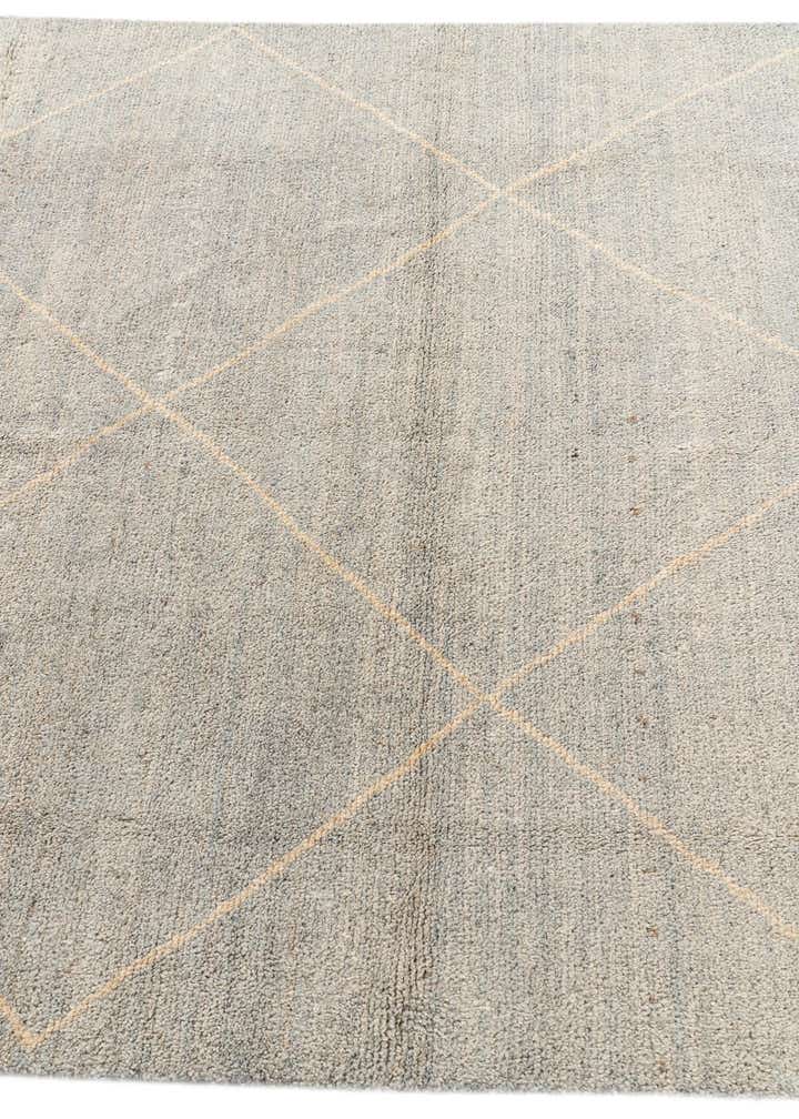 4' 7 x 6' 9 Hand Knotted Moroccan Wool Rug