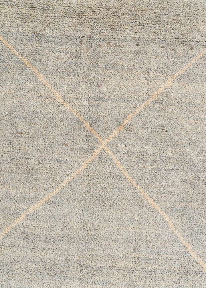 4' 7 x 6' 9 Hand Knotted Moroccan Wool Rug