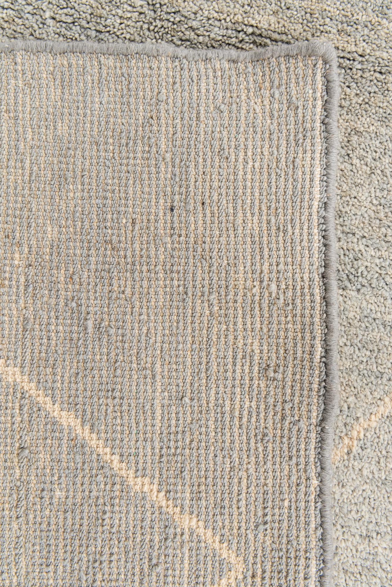4' 7 x 6' 9 Hand Knotted Moroccan Wool Rug