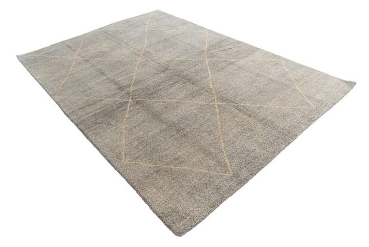 170cm x 245cm Handgeknüpft Marokkanisch Wolle Teppich