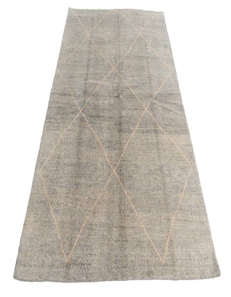 Detail image of 5' 7 x 8' 1  Hand Knotted Moroccan Wool Rug