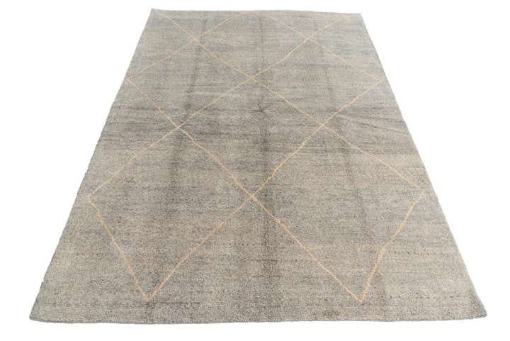 170cm x 245cm Handgeknüpft Marokkanisch Wolle Teppich