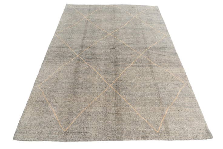 Detailansicht von 170cm x 245cm Handgeknüpft Marokkanisch Wolle Teppich