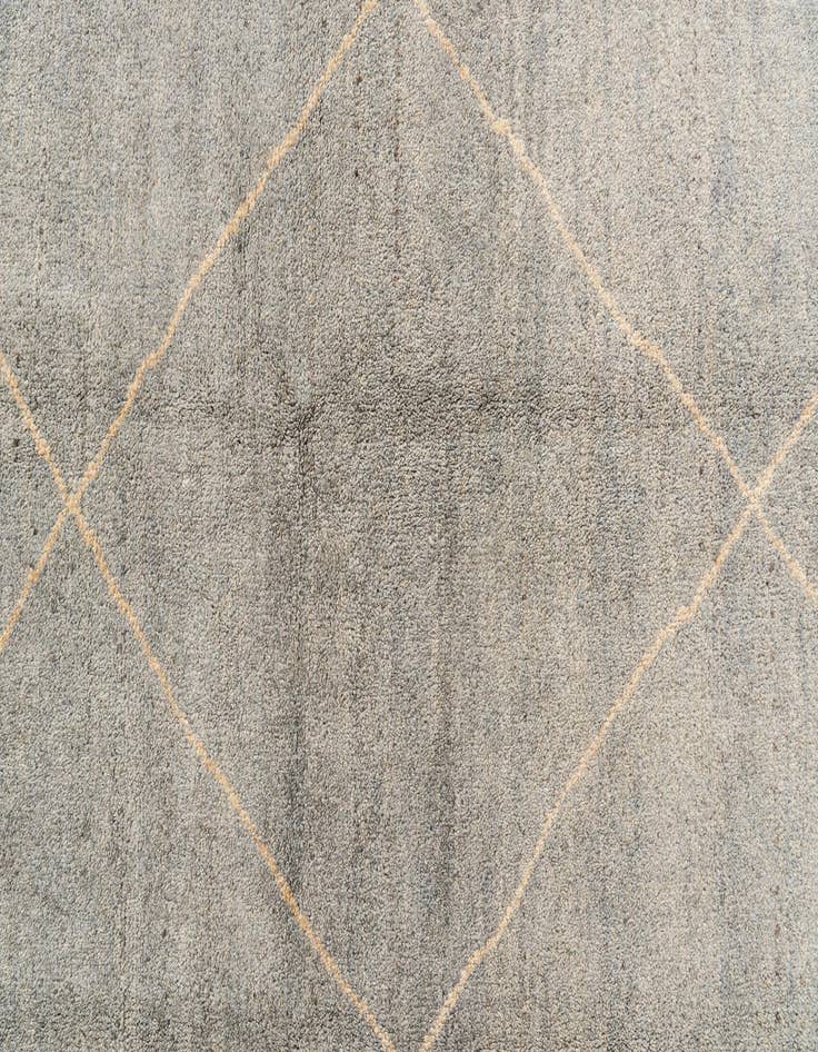 Detail image of 5' 7 x 8' 1  Hand Knotted Moroccan Wool Rug