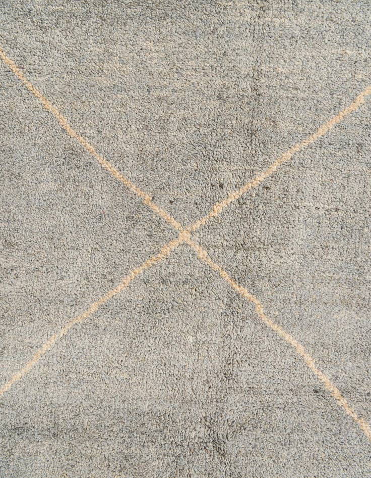 Detail image of 5' 7 x 8' 1  Hand Knotted Moroccan Wool Rug