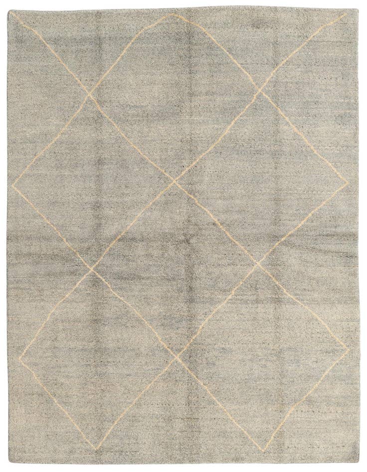 Detail image of 5' 7 x 8' 1 Hand Knotted Moroccan Wool Rug