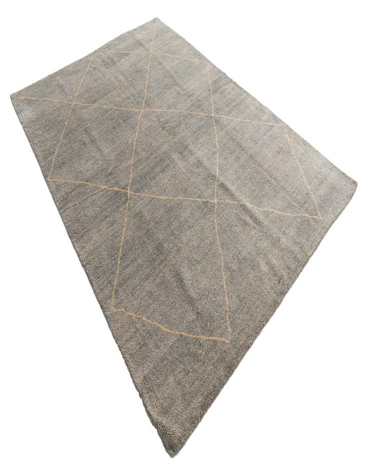 Detail image of 5' 8 x 8' 1  Hand Knotted Moroccan Wool Rug