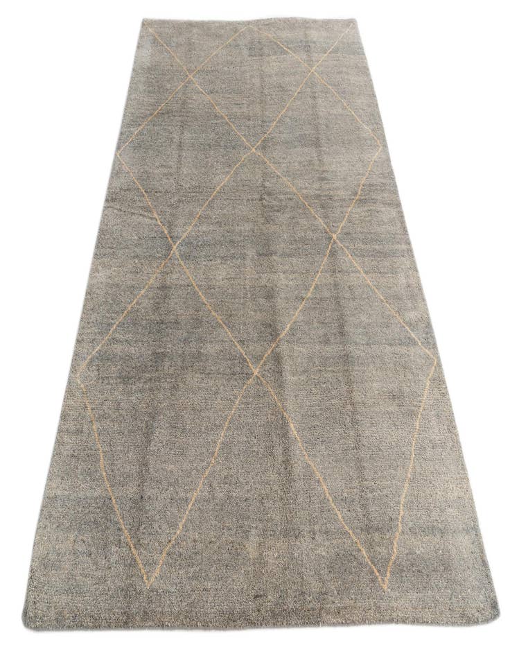 Detail image of 5' 8 x 8' 1  Hand Knotted Moroccan Wool Rug