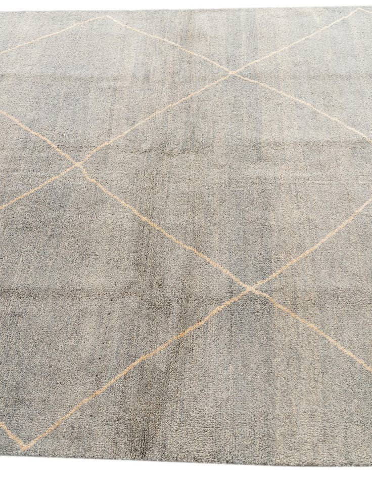 Detail image of 5' 8 x 8' 1  Hand Knotted Moroccan Wool Rug