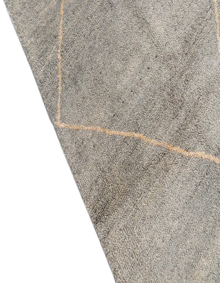 Detail image of 5' 8 x 8' 1  Hand Knotted Moroccan Wool Rug