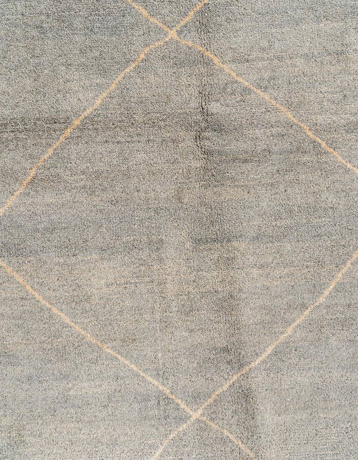 Detail image of 5' 8 x 8' 1  Hand Knotted Moroccan Wool Rug