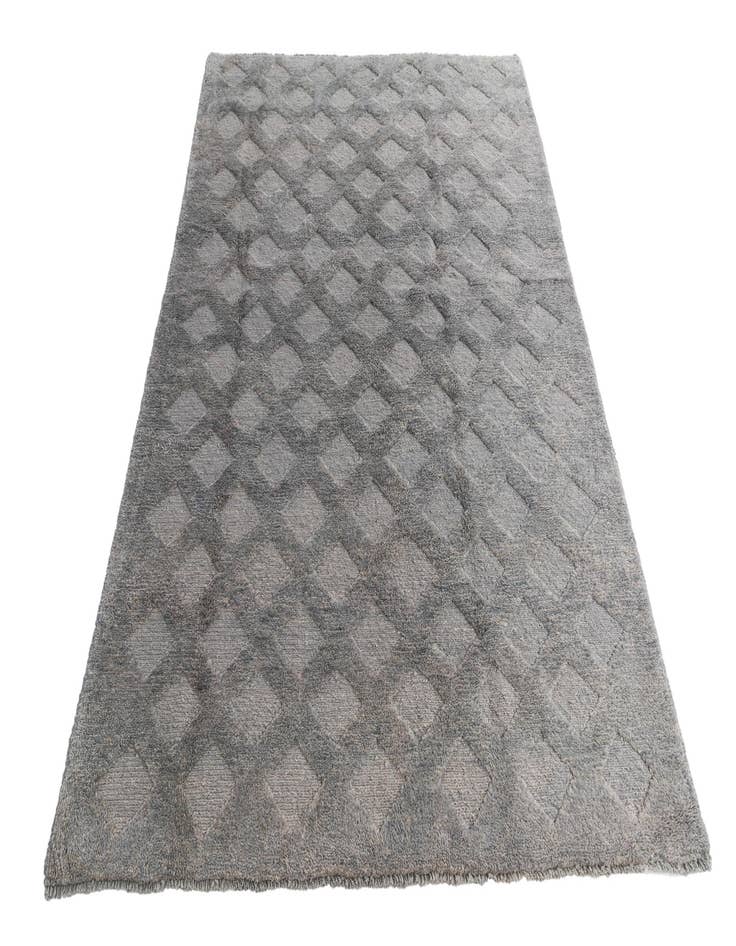 Detail image of 6' x 7' 9  Hand Knotted Moroccan Wool Rug