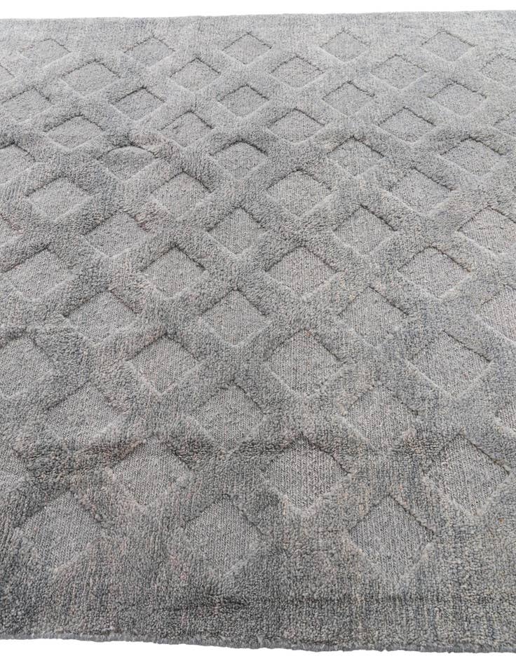 Detail image of 6' x 7' 9  Hand Knotted Moroccan Wool Rug