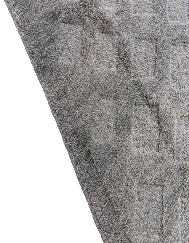 Detail image of 6' x 7' 9  Hand Knotted Moroccan Wool Rug