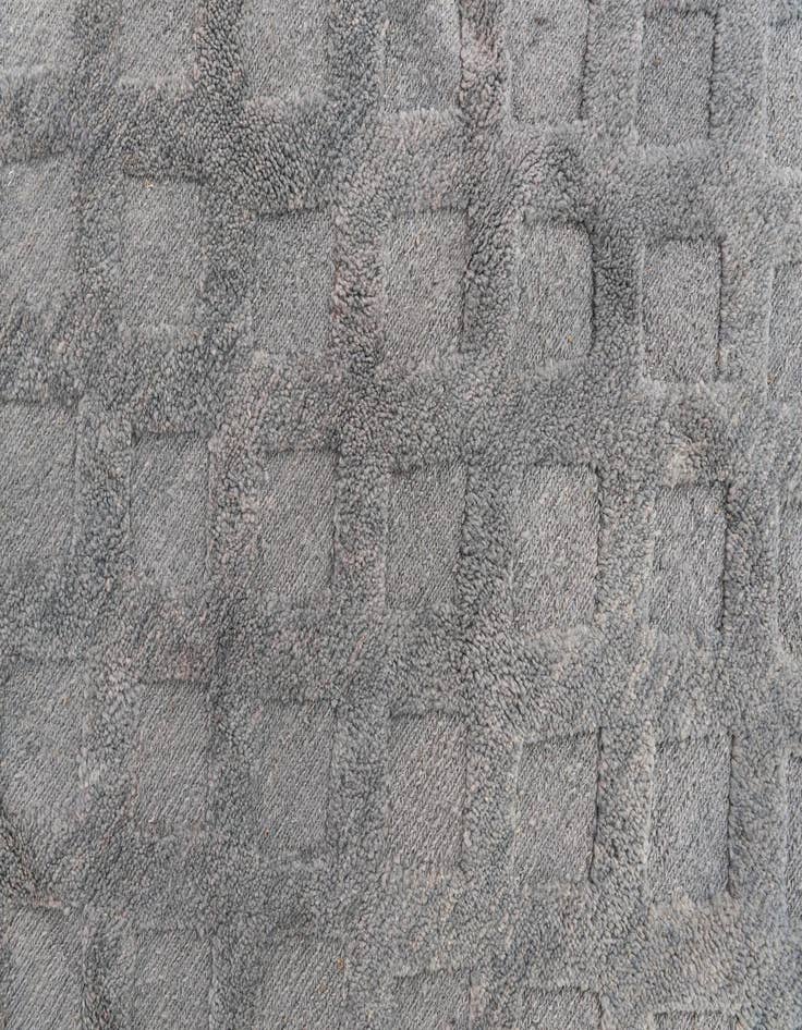 Detail image of 6' x 7' 9  Hand Knotted Moroccan Wool Rug