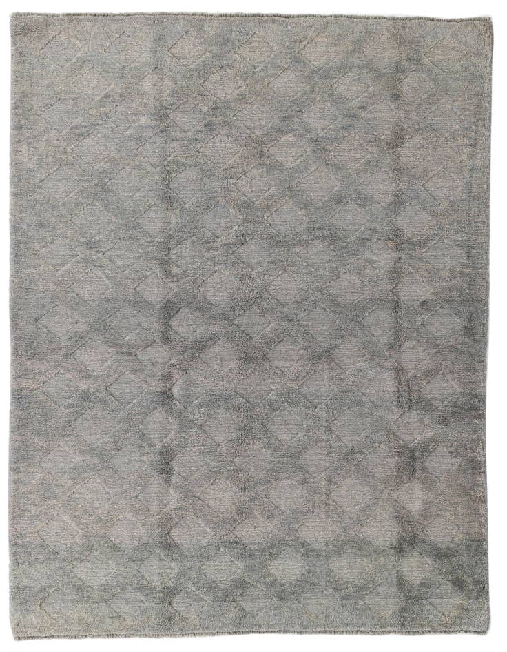 Detail image of 6' x 7' 9 Hand Knotted Moroccan Wool Rug