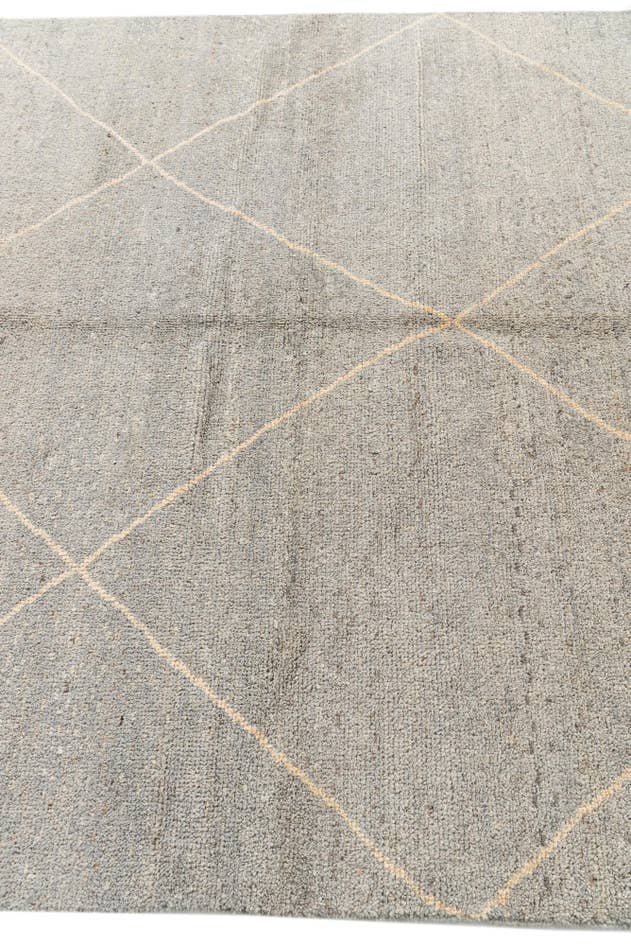 Detail image of 5' 6 x 8' 3 Hand Knotted Moroccan Wool Rug