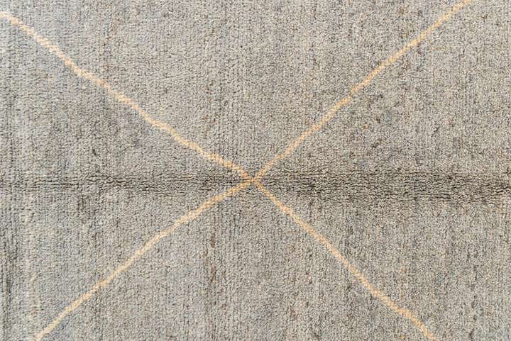 5' 6 x 8' 3 Hand Knotted Moroccan Wool Rug