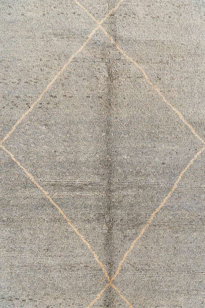 5' 6 x 8' 3 Hand Knotted Moroccan Wool Rug