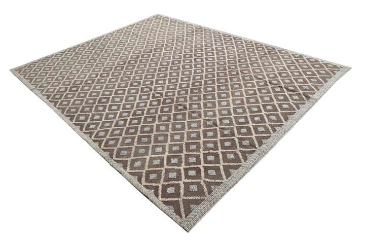 8' x 10' 1 Hand Knotted Moroccan Wool Rug