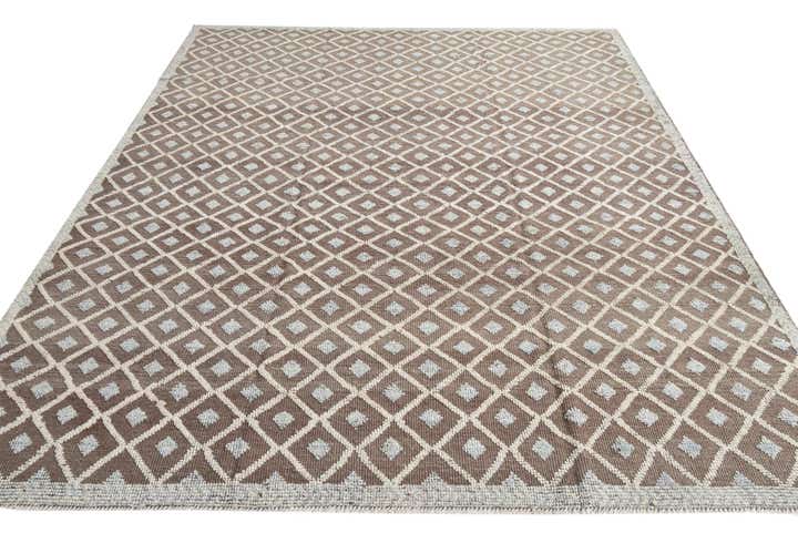 8' x 10' 1 Hand Knotted Moroccan Wool Rug