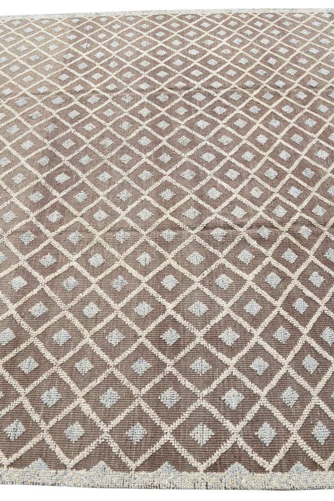 8' x 10' 1 Hand Knotted Moroccan Wool Rug