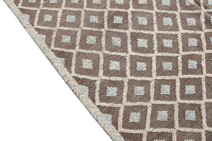 8' x 10' 1 Hand Knotted Moroccan Wool Rug