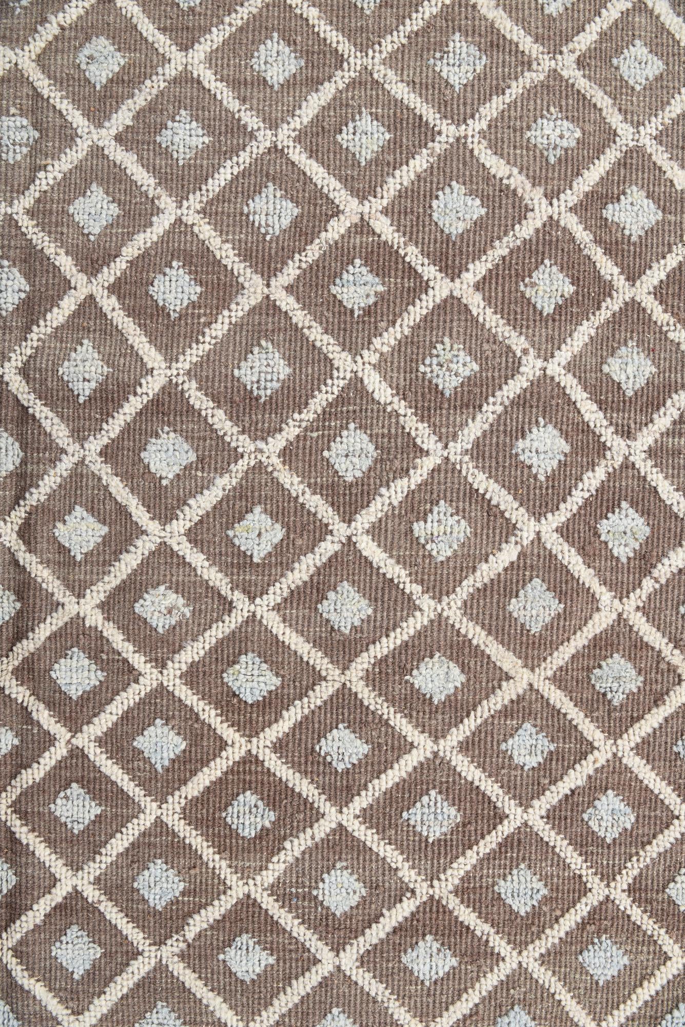 8' x 10' 1 Hand Knotted Moroccan Wool Rug