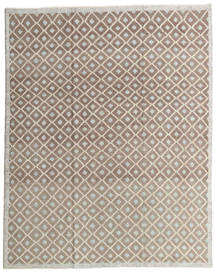 8' x 10' 1 Hand Knotted Moroccan Wool Rug