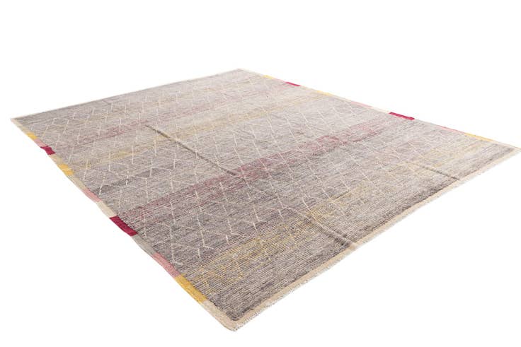 Detail image of 9' 10 x 12' 3 Hand Knotted Moroccan Wool Rug