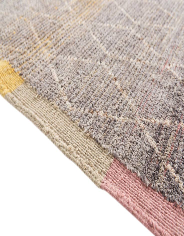 Detail image of 9' 10 x 12' 3  Hand Knotted Moroccan Wool Rug