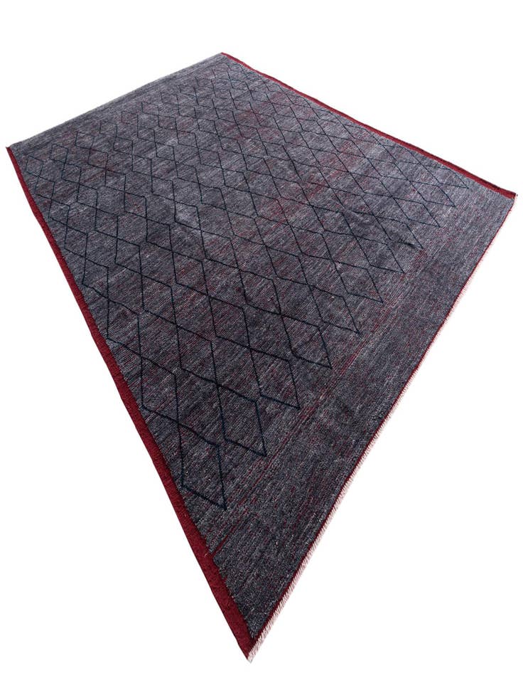 Detail image of 10' 4 x 14' 5  Hand Knotted Moroccan Wool Rug