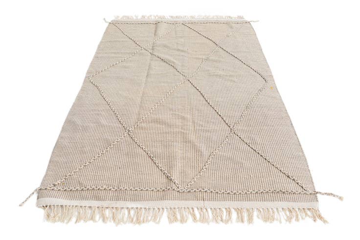 Detail image of 5' 4 x 8' 5 Hand Knotted Moroccan Wool Rug