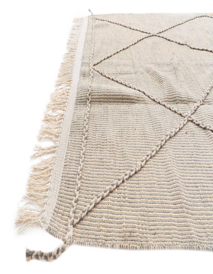 Detail image of 5' 4 x 8' 5 Hand Knotted Moroccan Wool Rug