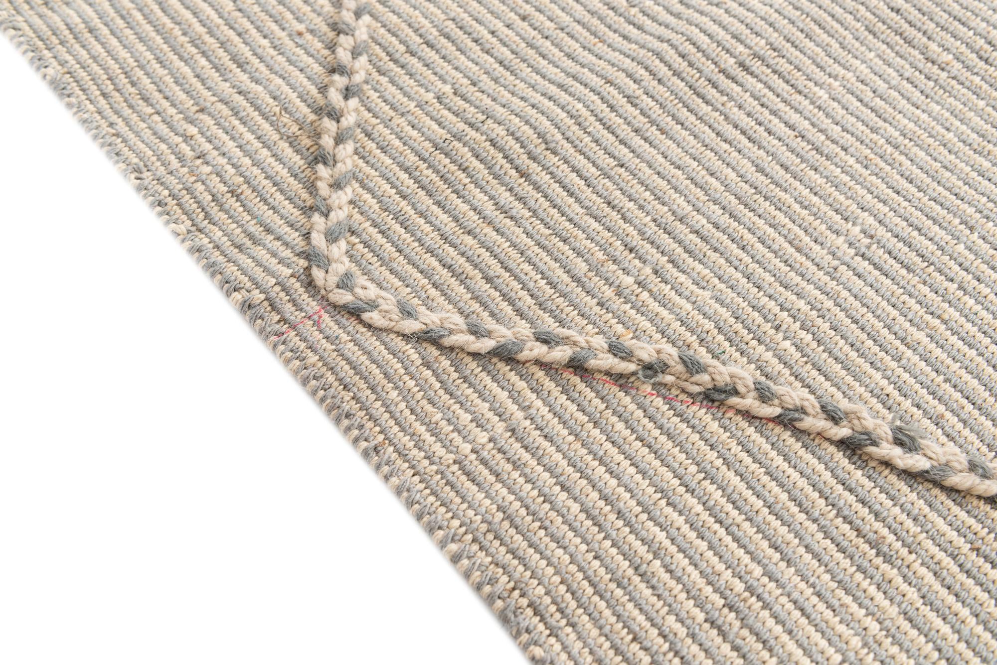 5' 4 x 8' 5 Hand Knotted Moroccan Wool Rug