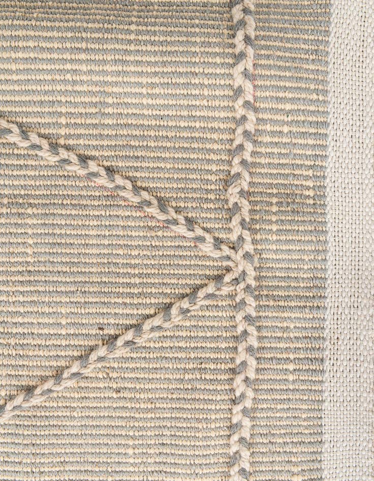 Detail image of 5' 4 x 8' 5  Hand Knotted Moroccan Wool Rug