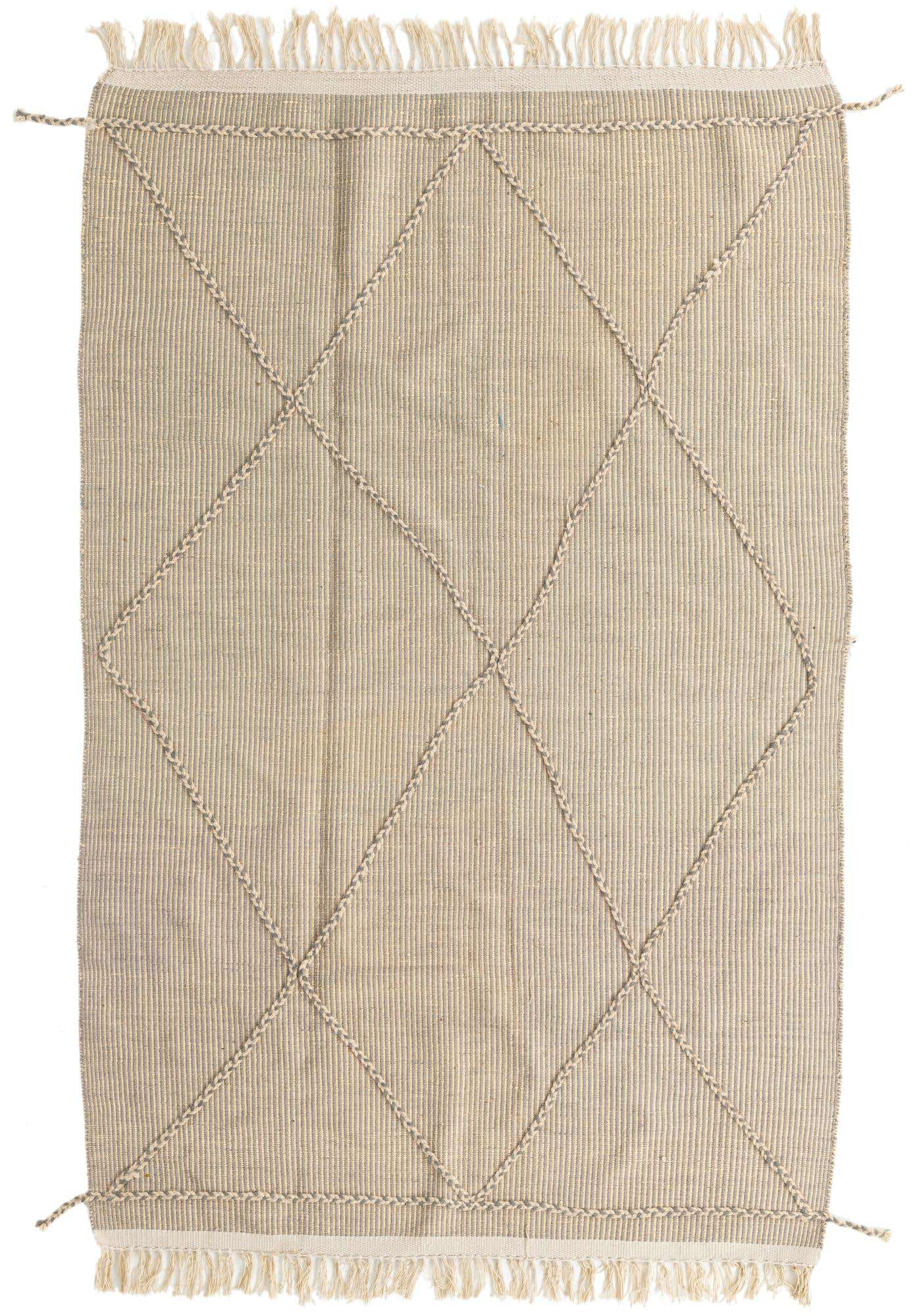 5' 4 x 8' 5 Hand Knotted Moroccan Wool Rug